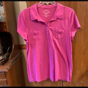 Sonoma Polo , pink & super soft . Like new